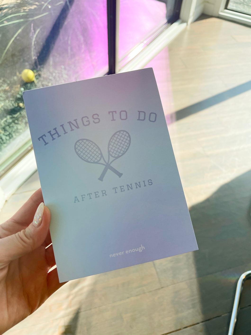 Tennis Life Notepad